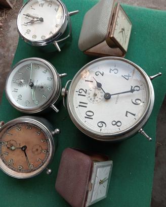 Set 6 sveglie carica manuale 