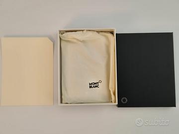 Porta passaporto Montblanc pelle nera