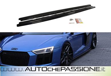 Coppia splitter minigonne per Audi R8 e R8 Spyder
