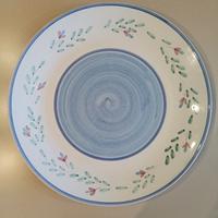 Piatto ceramica Caleca Blue Garland