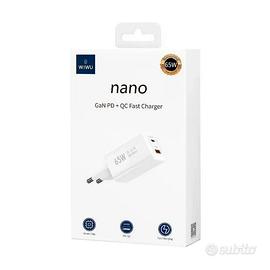 Caricatore rapido 65W USB-C IPHONE SAMSUNG MACBOOK