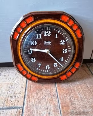 OROLOGIO VINTAGE DA PARETE PORCELLANA MADE GERMANY