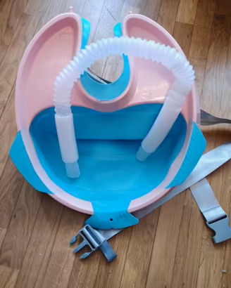 Vassoio Lavatesta Portatile ergonomico con tubo
