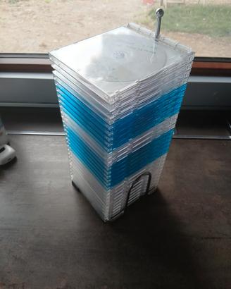 Porta Cd Dvd Vivanco Dotato di 28 Contenitori Con 