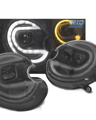 FARI XENON MINI COOPER 06-14 LED NERO