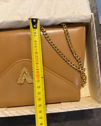 Borsa Pochette Vintage in Vera Pelle con Tracolla