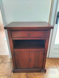 Mobile legno massello con cassetto, vano ed ante