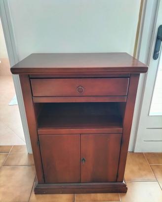 Mobile legno massello con cassetto, vano ed ante