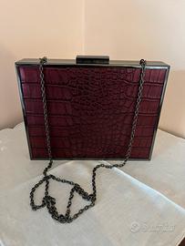 Borsa Clutch Rigida- Éternel – Effetto Coccodrillo