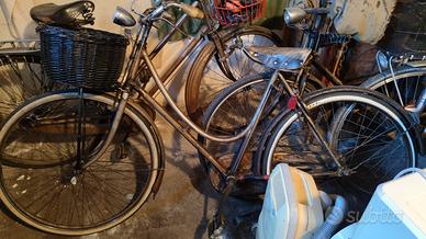 Bicicletta con freni a bacchetta