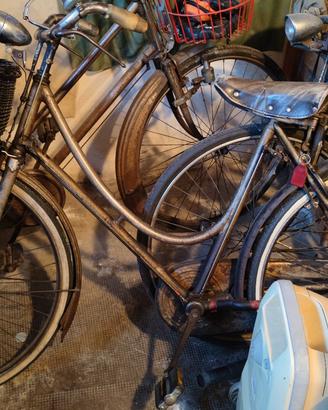 Bicicletta con freni a bacchetta