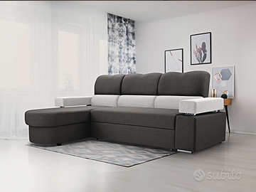 DIVANO LETTO ANGOLARE CON BOX STRAORDINARIO..!