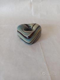 Porta candela vetro di Murano anni '70