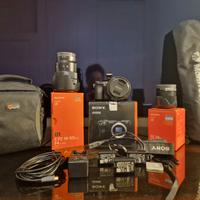 SONY A6500 + KIT FOTOGRAFICO COMPLETO