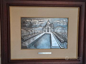 incisione su lastra metallo basilica Wulman