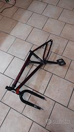 Forcella e pedaliere bmx