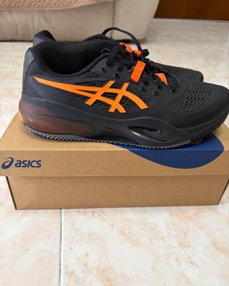 ASICS Gel Resolution X Clay 43.5 Nero/Arancio Tenn