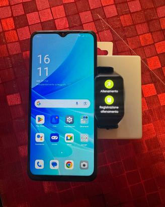 Oppo A57 con orologio oppo 