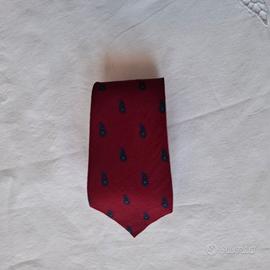 Cravatta vintage Hprestige bordeaux