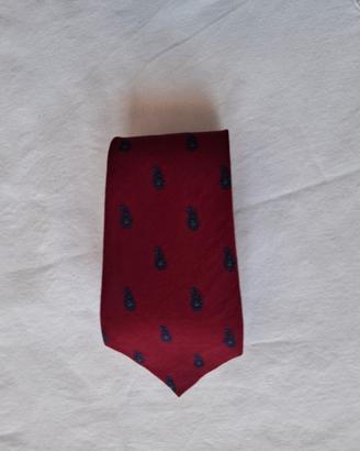 Cravatta vintage Hprestige bordeaux