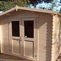 CASETTA DI LEGNO TOSCA  300x300x222h spess.34mm