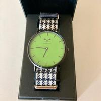 Orologio minimal design Barbosa verde lime