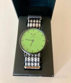 Orologio minimal design Barbosa verde lime