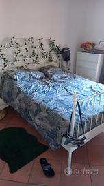 letto matrimoniale ferro bianco Ikea LEIRVIK