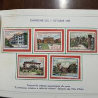 Emissione carte valori postali 1986