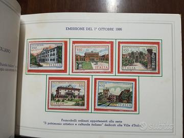 Emissione carte valori postali 1986