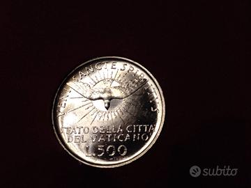 500 £-"CITTA' DEL VATICANO"-ANNO 1963-SEDE VACANTE