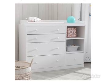 Fasciatoio PREMTURE con 5 cassetti