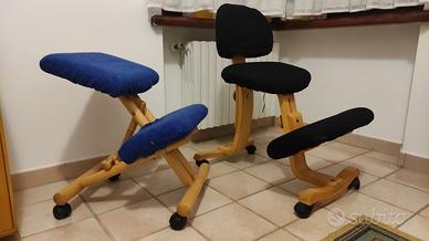 2 sedie ergonomiche originali Stokke