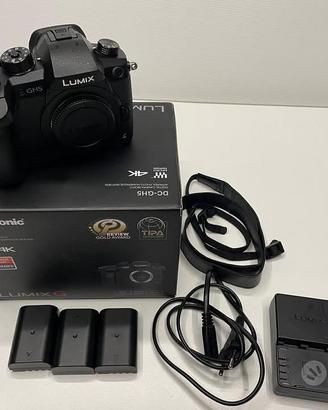 Gh5 con obbiettivo 14 140 e power grip
