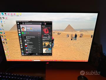 ROG monitor gaming 240hz, 27 pollici, perfetto