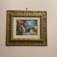 Quadro con cornice stile barocco