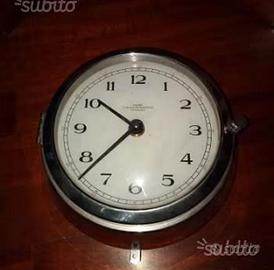 Orologio nautico oblò wempe cromato nave