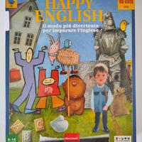 Videogioco didattico HAPPY ENGLISH + CD-ROM, nuovo