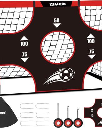 Porta Calcio Bambini 3 in 1 Dimensioni 120×90×90
