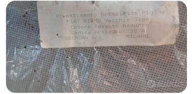 Rivestimento sottotetto rigido Fiat ritmo vecchio