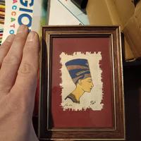 Quadro su papiro egiziano originale