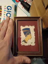 Quadro su papiro egiziano originale