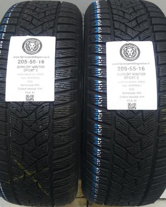 2 GOMME 205 55 16 DUNLOP A55052