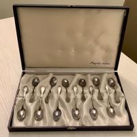 12 Cucchiaini Argento 800 Nuovi