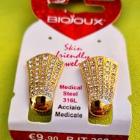 orecchini BIOJOUX nuovi in acciaio medicale