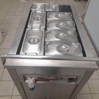 Carrello termico a bagnomaria scaldavivande