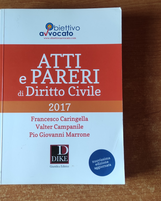 Atti e pareri di diritto civile Caringella Dike