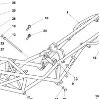Telaio Ducati Monster 620 CON DOCUMENTI