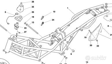 Telaio Ducati Monster 620 CON DOCUMENTI