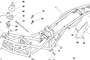 Telaio Ducati Monster 620 CON DOCUMENTI